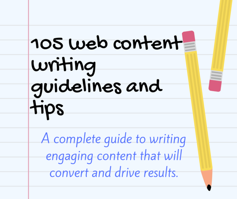 content writing guidelines