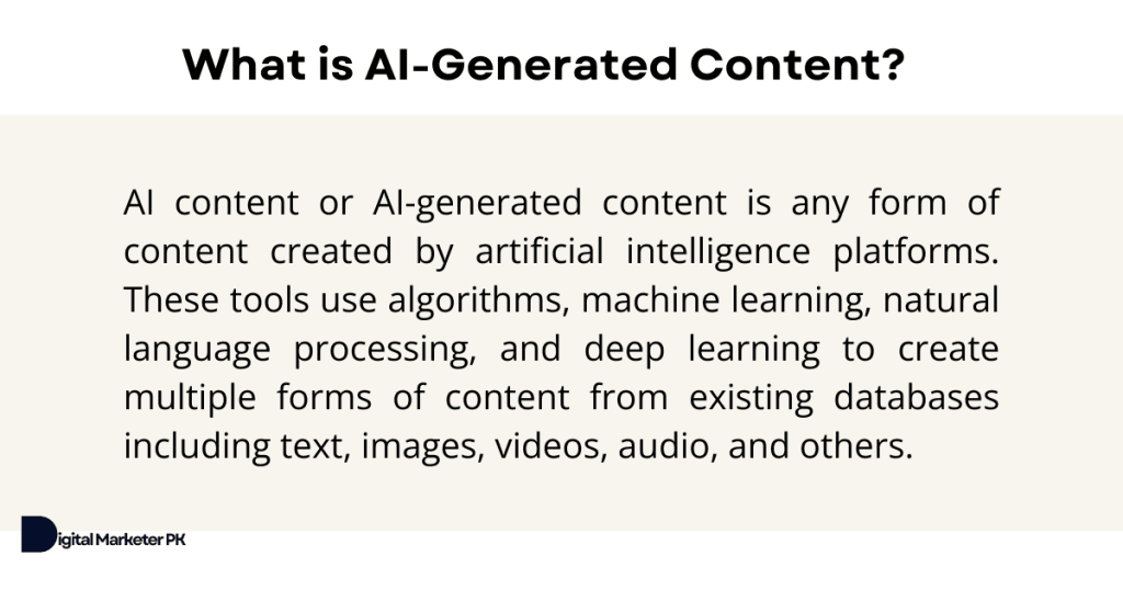 What is AI-Generated Content